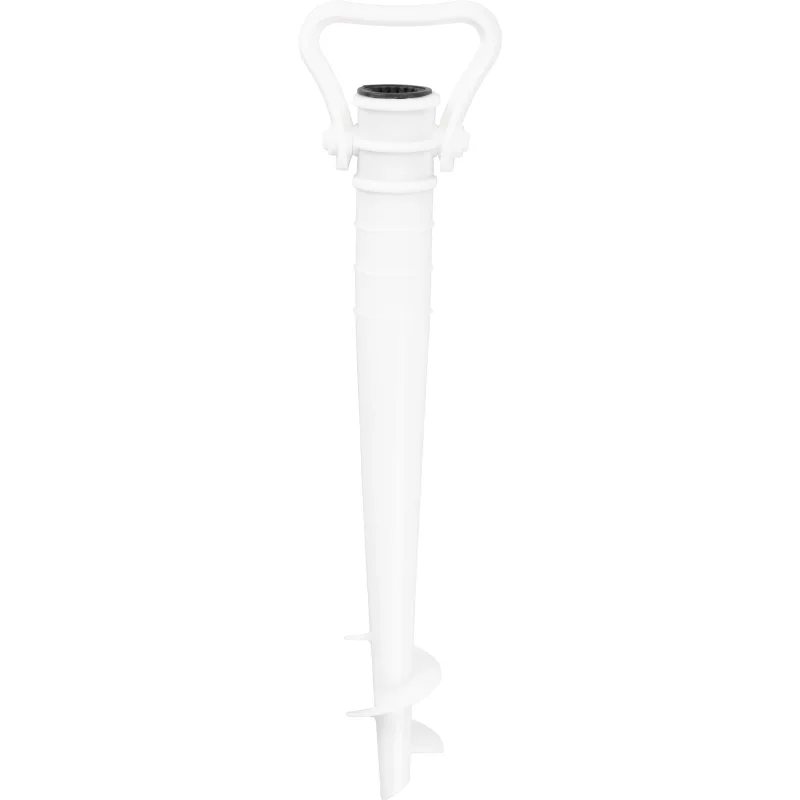 Stojan na plážový slnečník LEQ CONNOR, PVC, skrutka do zeme, 43 cm