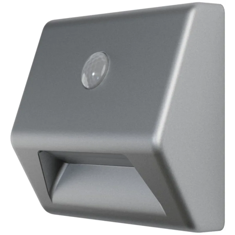 Svietidlo LEDVANCE NIGHTLUX Stair Silver, senzor, 10 lm, na batérie