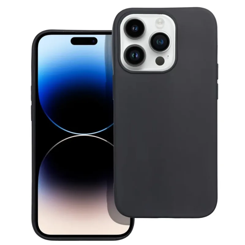 Soft Flex Puzdro na mobil iPhone 14 Pro, Čierne