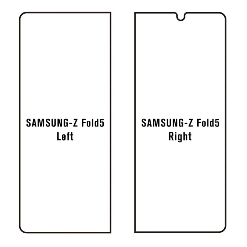 Hydrogel ochranná fólia pre Samsung Galaxy Z Fold 5 (SM-F946) Variant:: vonkajšia číra