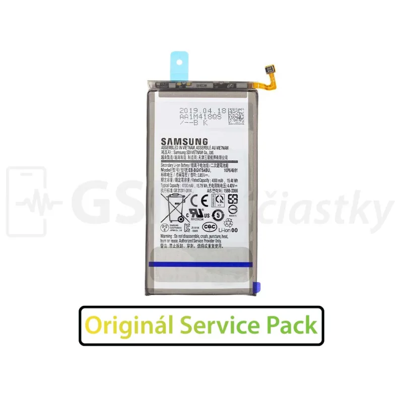 Batéria Samsung Galaxy S10 Plus, G975F - BG975ABU Variant:: OEM