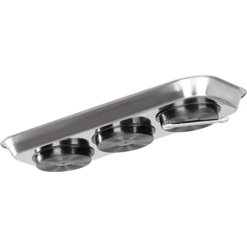 Miska Strend Pro magnetická, obdĺžniková, nerezová, 160×360 mm