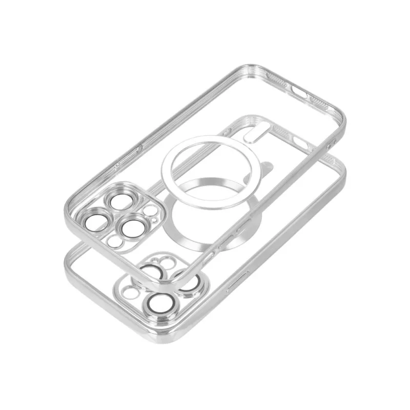 MagSafe obal na iPhone 15 Strieborné – Perfektná ochrana a bezproblémové nabíjanie