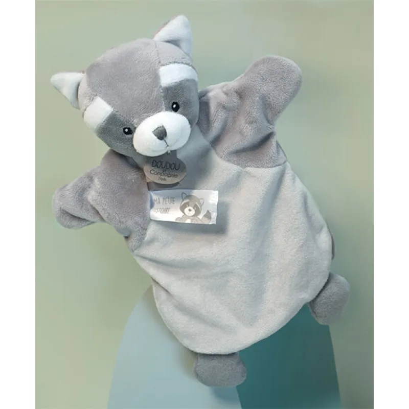 Doudou Plyšová maňuška Mýval 25 cm