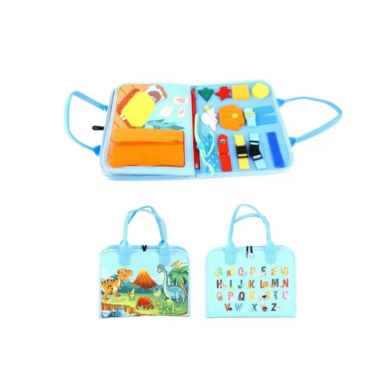 2Kids Toys Senzorická busy kniha Dinosaury 3