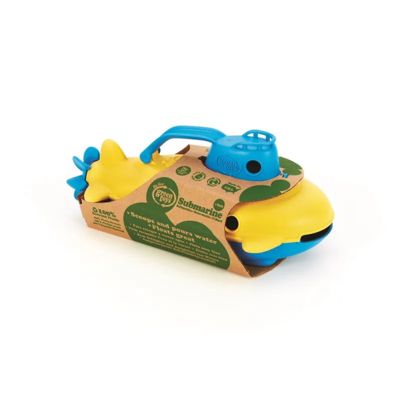 Green Toys Ponorka modrá rukoväť