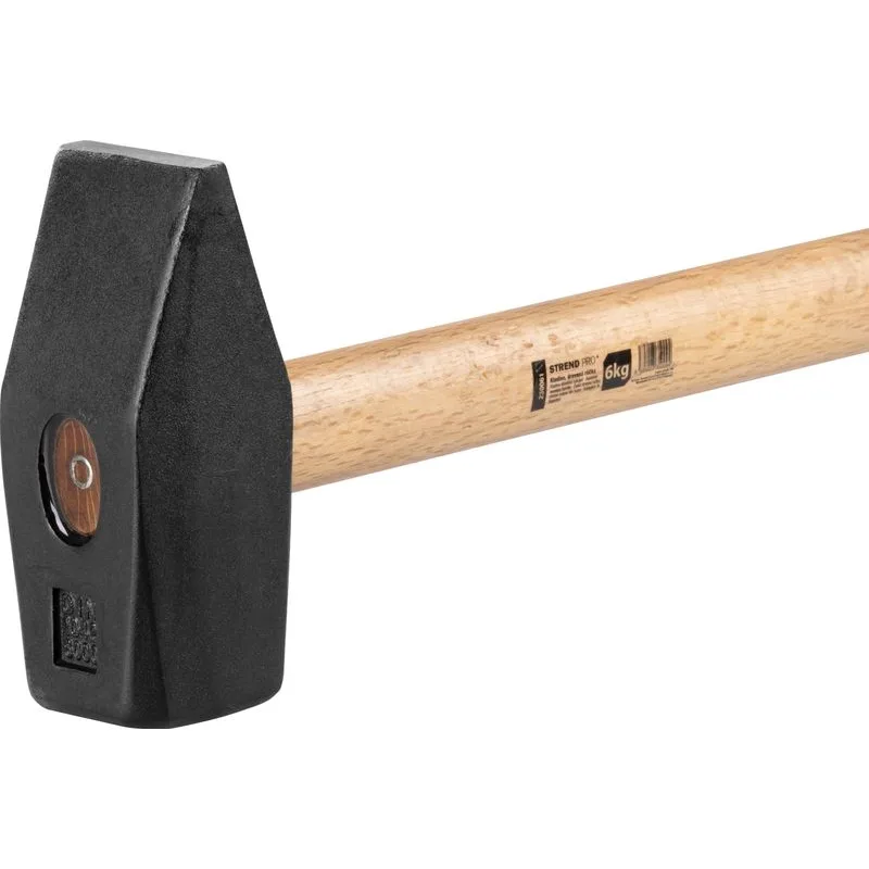 Pucka kladivo 6,0 kg, HEAVY, drevo