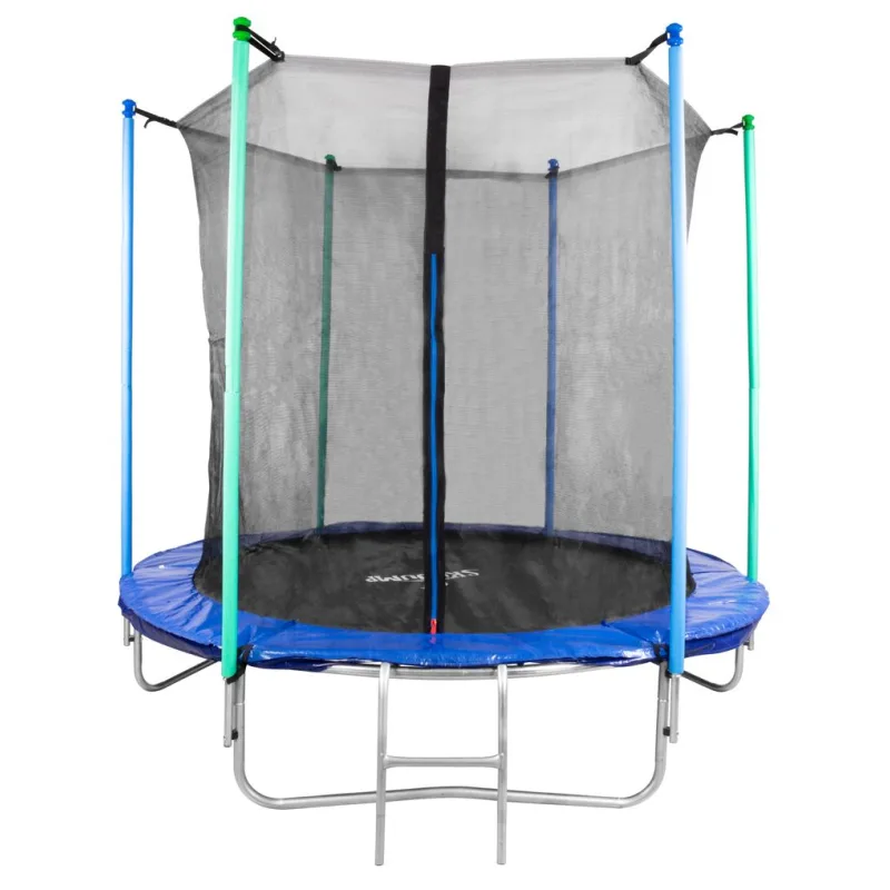 Detská trampolína Skipjump GS08, 244 cm, vnútorná sieť, rebrík