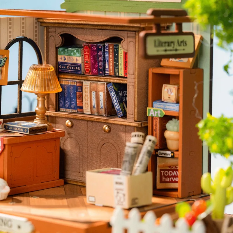 RoboTime Miniatúra domčeka Kníhkupectvo