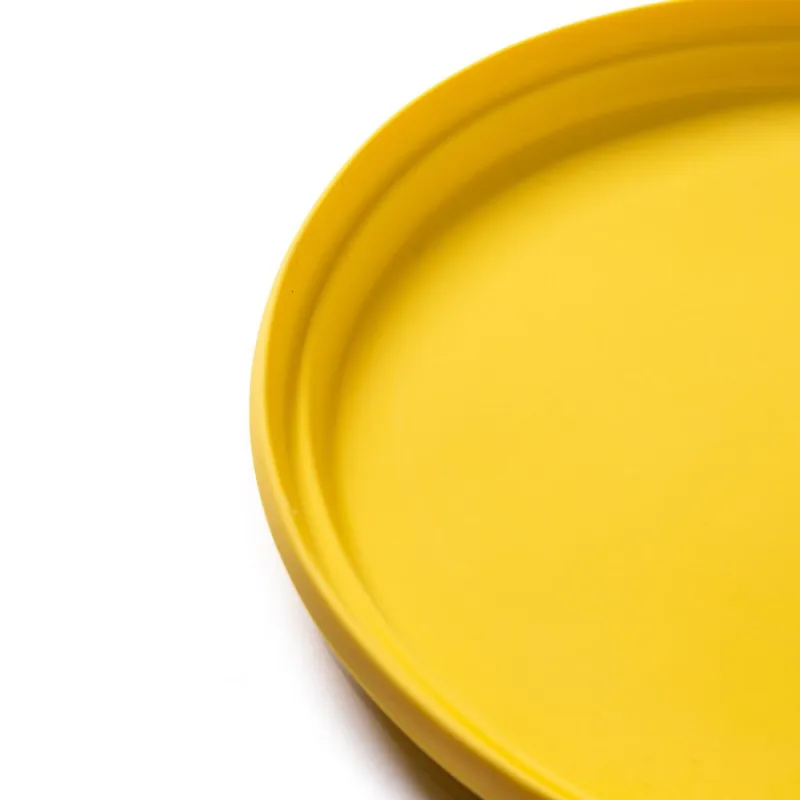 Bigjigs Toys Silikónové frisbee žlté Honey