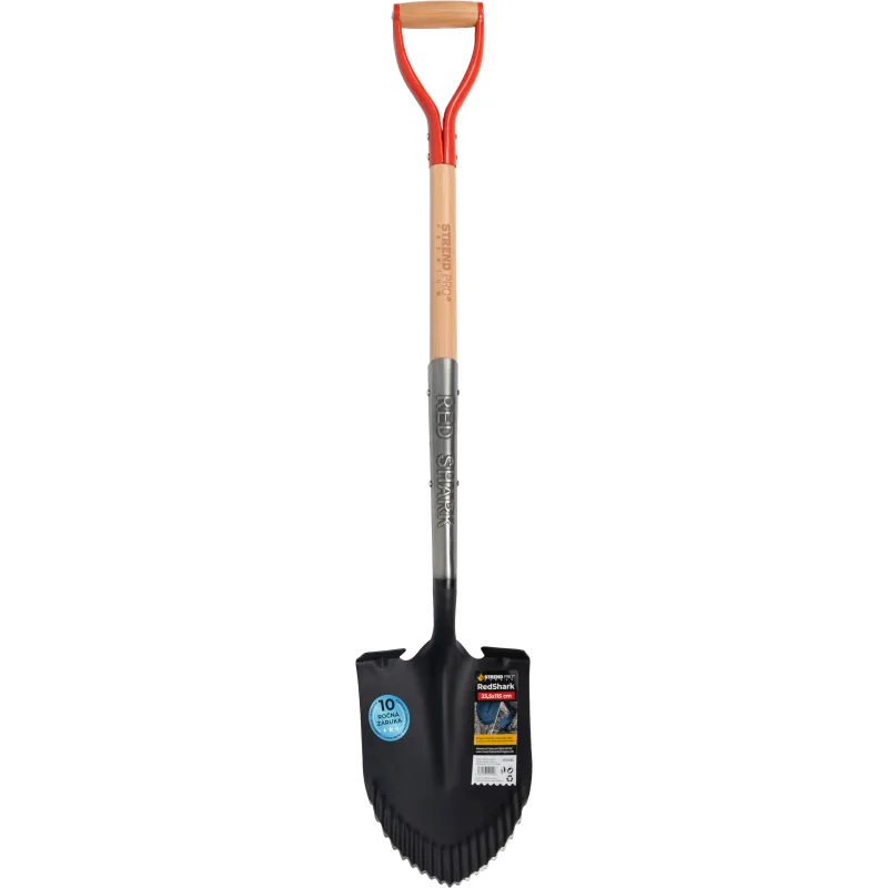 Rýľ Strend Pro Premium RedShark špicatý, drevená násada D 1150 mm