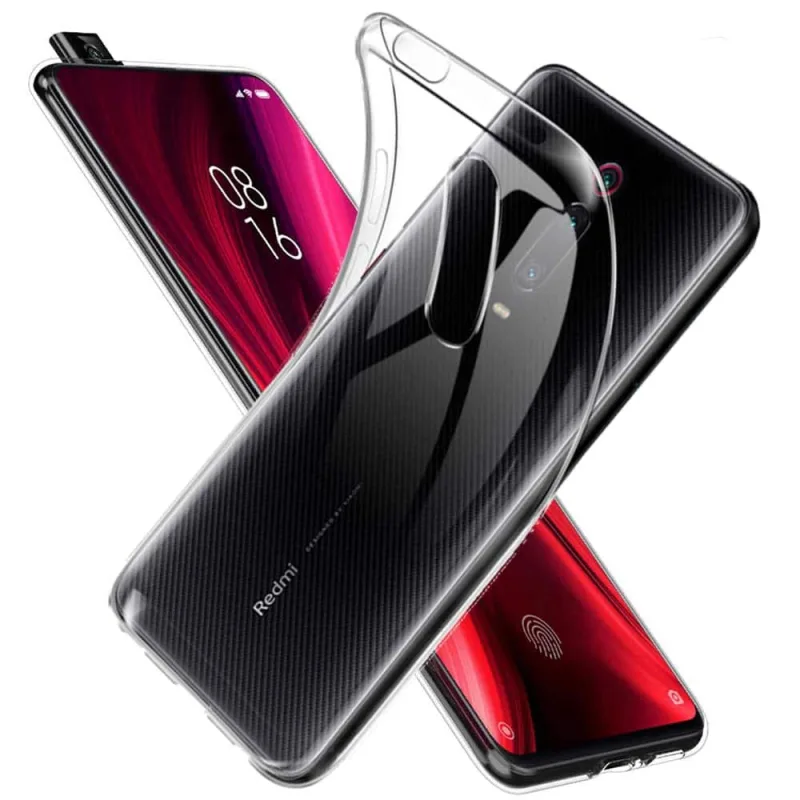 Transparentné Puzdro priesvitné silikónové Xiaomi Mi 9T, Mi 9T Pro Farba: Priesvitné 2234