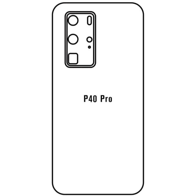 Ochranná fólia Sunshine Hydrogel pre Huawei P40 Pro Variant:: zadná čirá