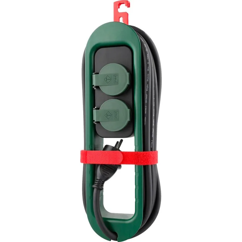 Predlžovací kábel FS0701, 3,2 m, 2× zásuvka, IP44, hák na zavesenie