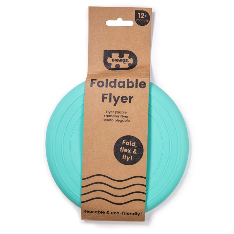 Bigjigs Toys Silikónové frisbee zelené Eggshell