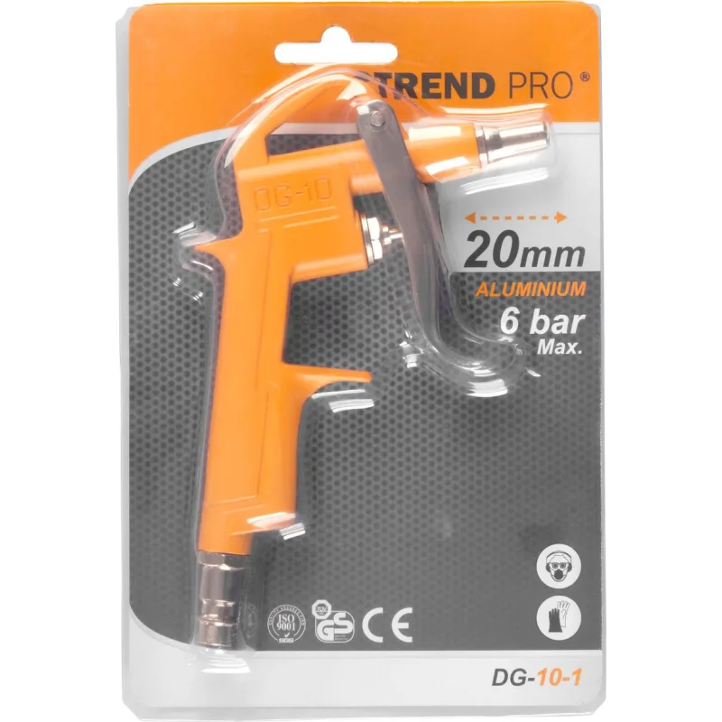 Pištoľ na kompresor Airtool DG-10-1, ofukovacia, 20 mm