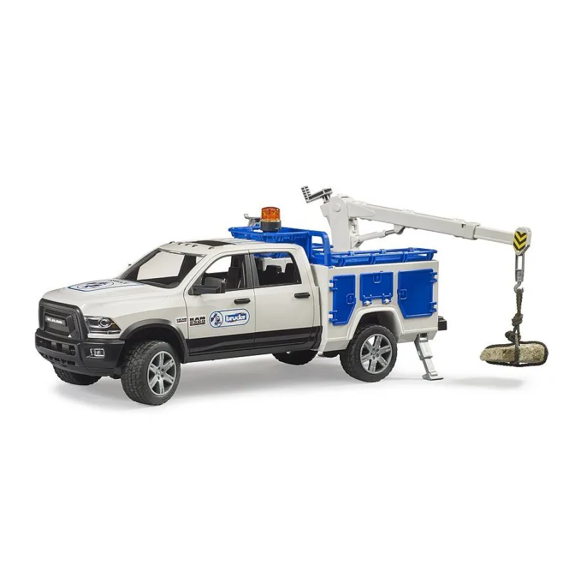 Bruder 2509 Servisné vozidlo RAM 2500 s otočným svetelným majákom 1:16