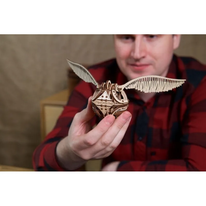 Ugears 3D mechanické puzzle - Ohnivá strela, Harry Potter