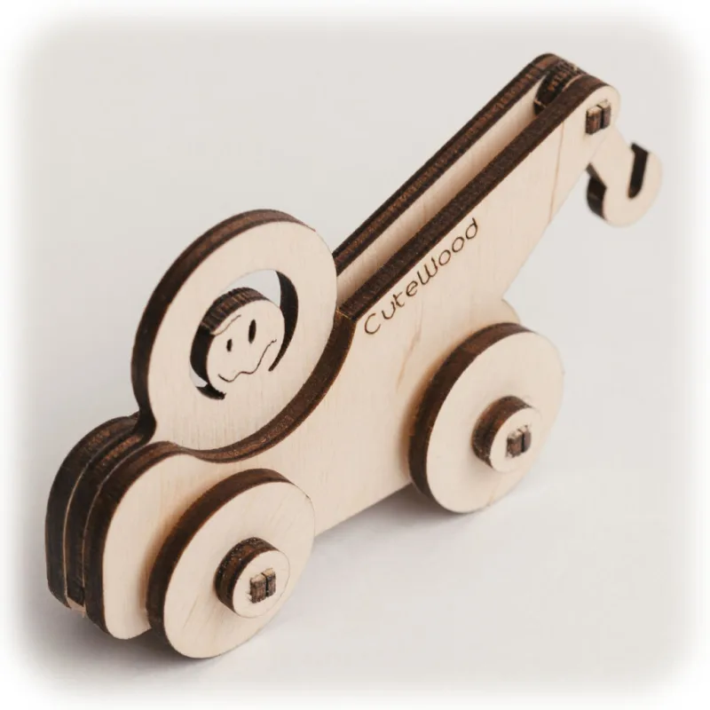 Drevené 3D puzzle Odťahovka