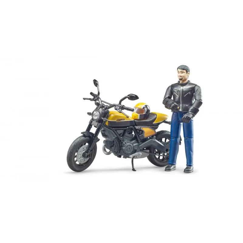 Bruder 63053 bworld motorka Scrambler Ducati s vodičom