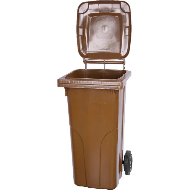 Smetná nádoba MGB 240 l, plastová, hnedá, HDPE