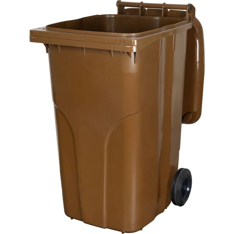Smetná nádoba MGB 240 l, plastová, hnedá, HDPE