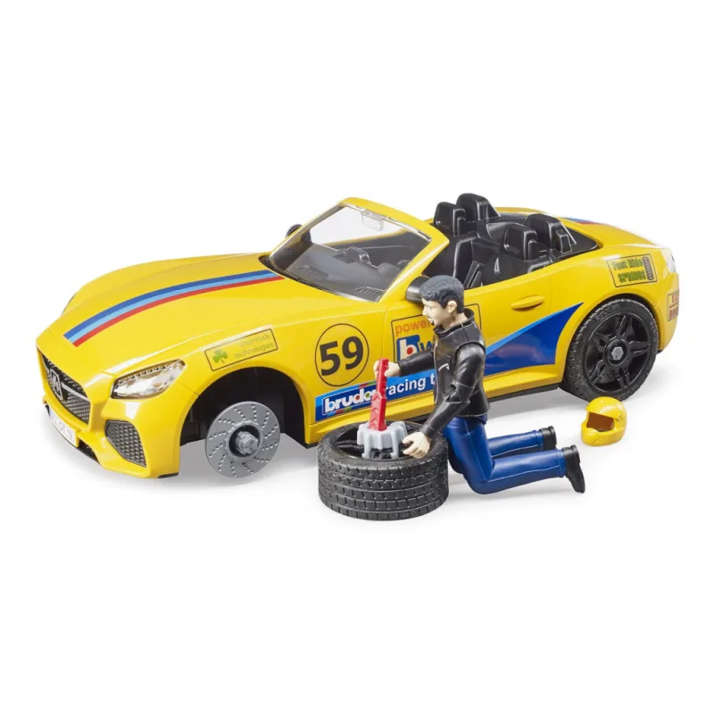 Bruder 2504 Terénne auto RAM so športovým vozidlom a figúrkou