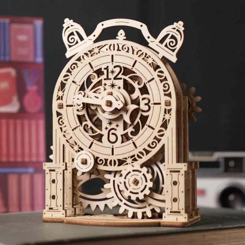 Ugears 3D mechanické puzzle - Dekoračný budík