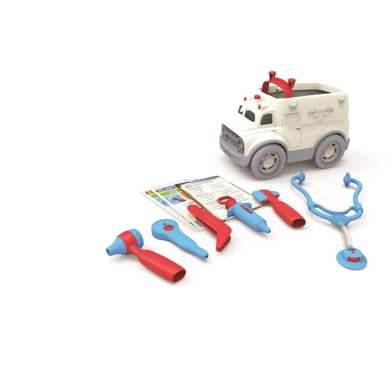 Green Toys Záchranka s lekárskym vybavením