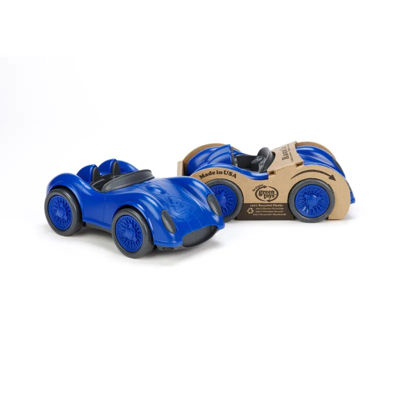Green Toys Modré závodné auto