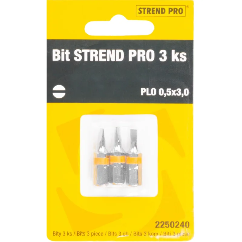 Bit Strend Pro Plochý 0,5x3, balenie 3 ks
