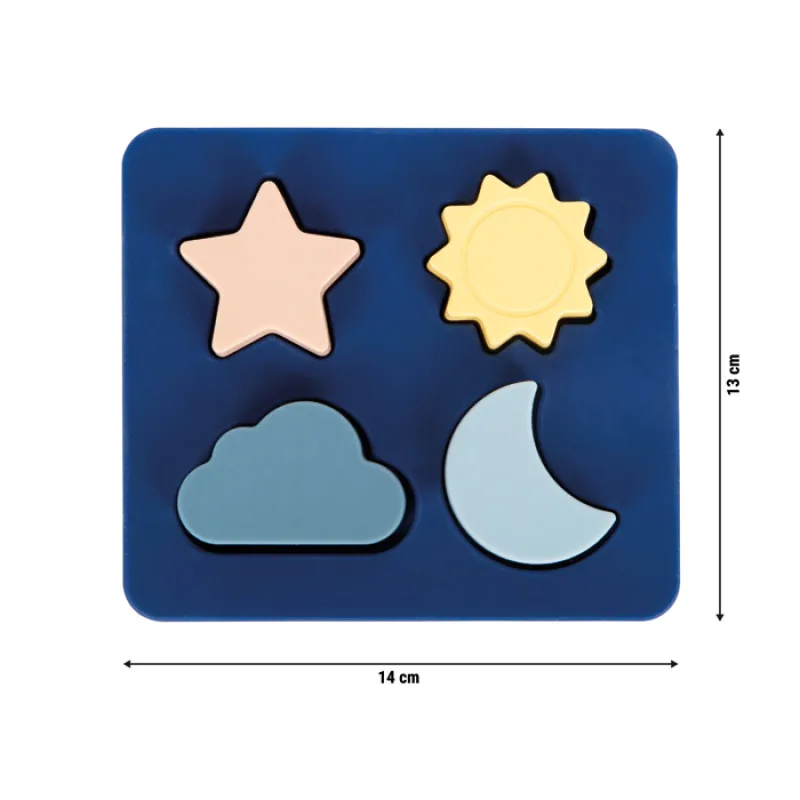 Silikónové vkladacie puzzle