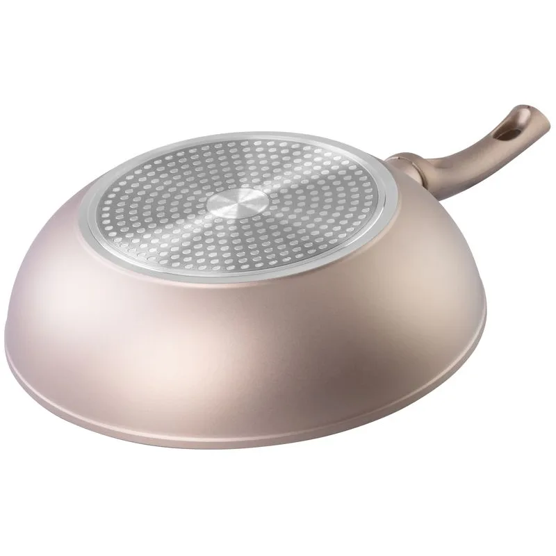 Panvica Wok MagicHome Coffee Brown Line, 28 cm
