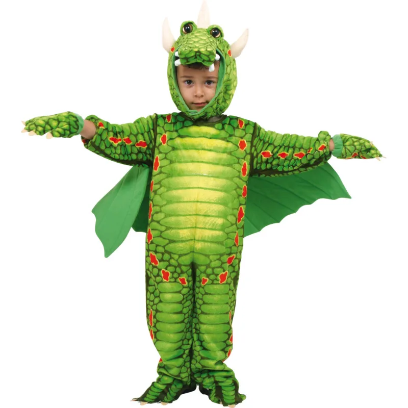 Kostým na karneval Drak zelený