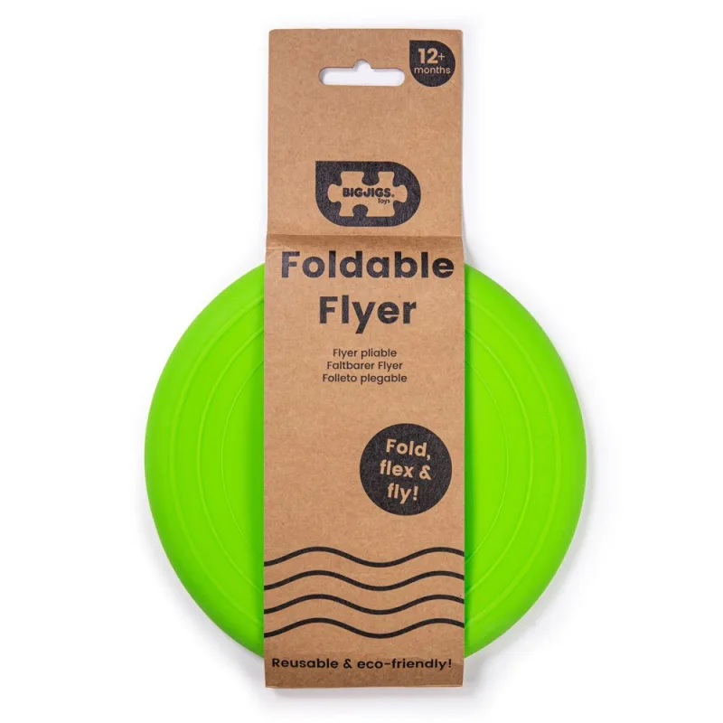 Bigjigs Toys Silikónové frisbee zelené Meadow
