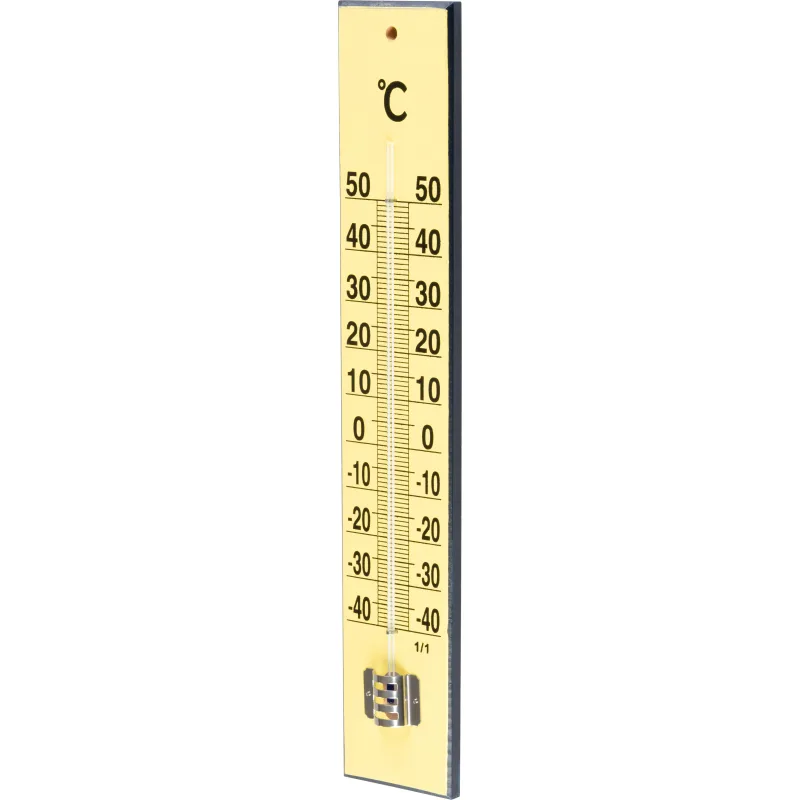 Teplomer Strend Pro TMM-018 Yellow Flatter, drevený, hnedý
