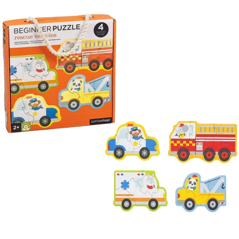 Petitcollage Puzzle pre najmenších Záchranné vozidlá