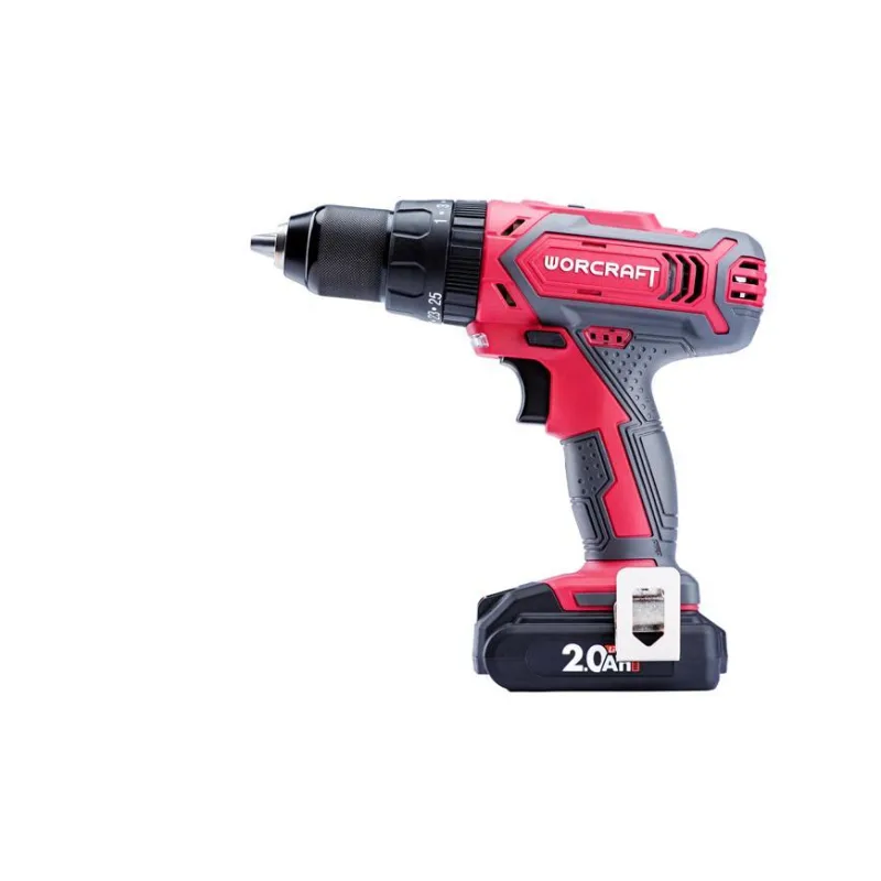 Skrutkovač Worcraft CD-20LiH, 20V, 2x Li-ion 2.0Ah, set