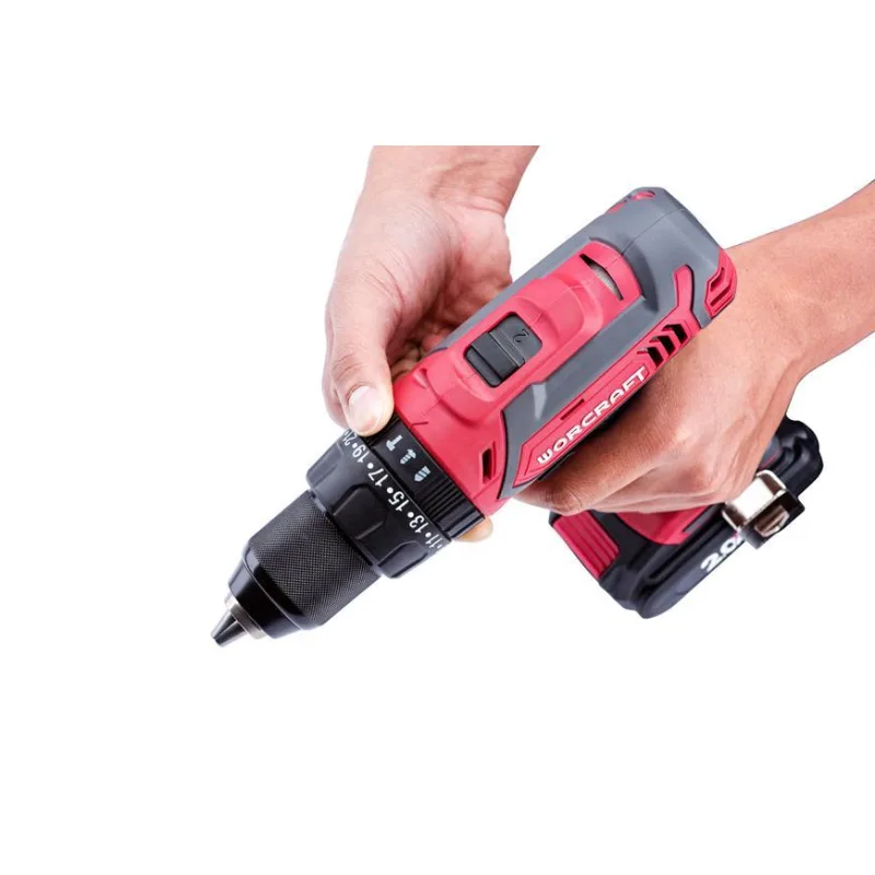 Skrutkovač Worcraft CD-20LiH, 20V, 2x Li-ion 2.0Ah, set