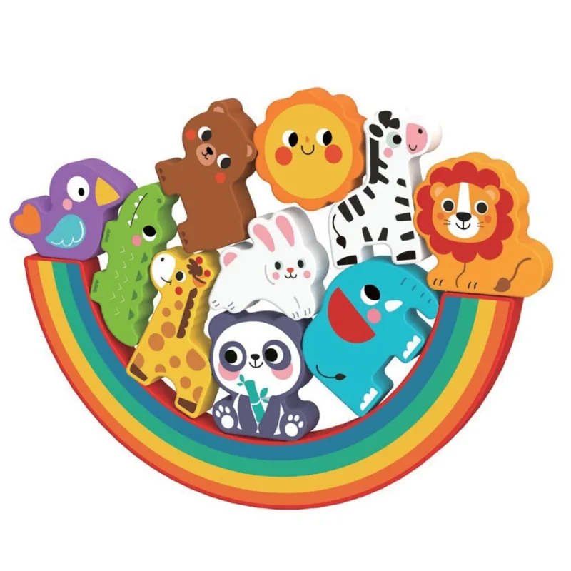2Kids Toys Balančné puzzle so zvieratkami 2v1