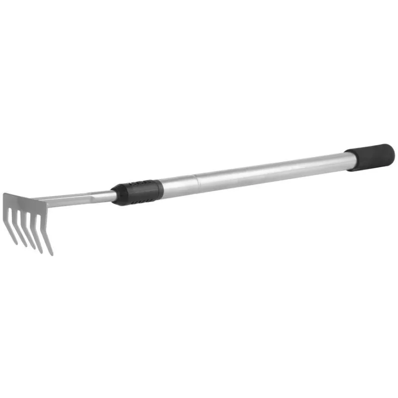 Hrabličky záhradné, 5-zubé, teleskopická násada 120 cm