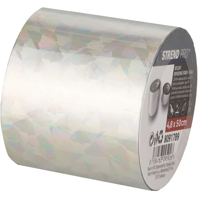Plašič vtákov páska, reflexná, 4,8 cm, 50 m, Strend Pro