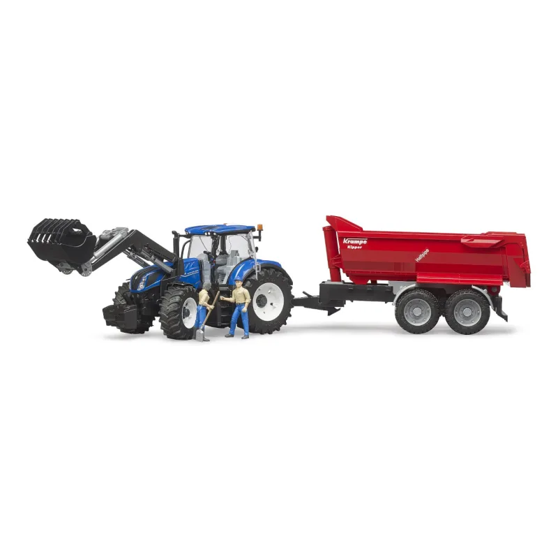 Bruder 3121 Traktor New Holland T7.315 s čelným nakladačom