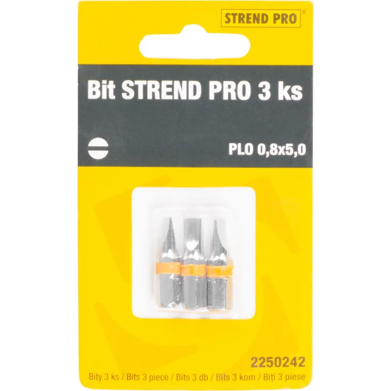 Bit Strend Pro Plochý 0,8x5, balenie 3 ks