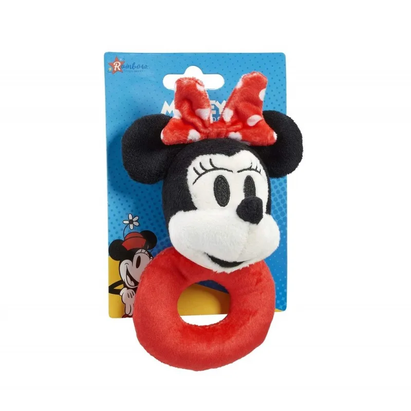 Plyšová hrkálka Myška Minnie