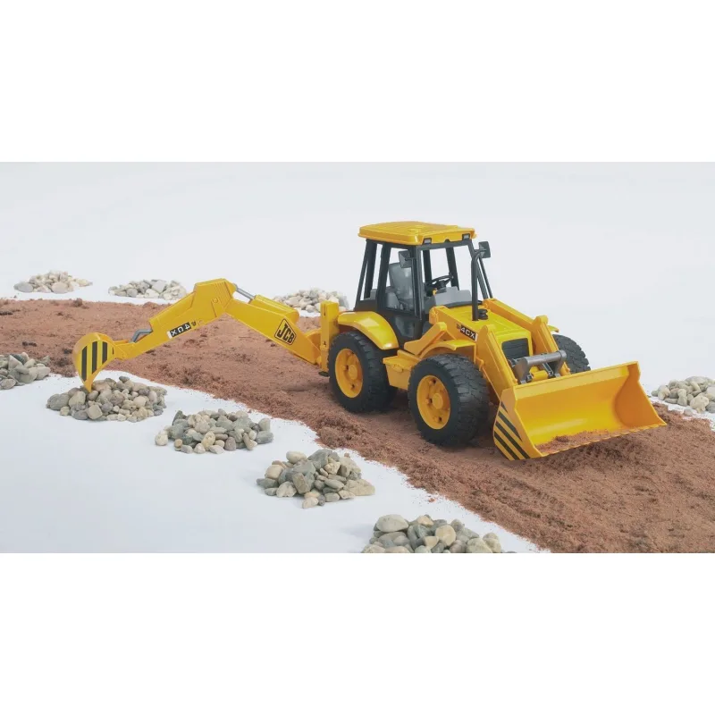 Bruder 2428 Traktor JCB 4CX čelný nakladač + bager
