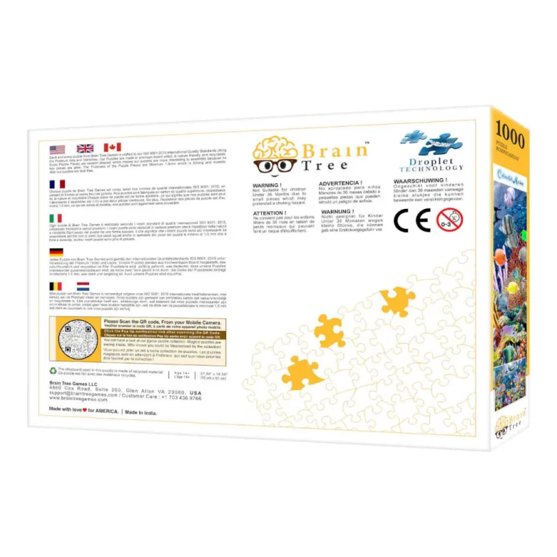 Brain Tree Puzzle Pestré more 1000 dielikov