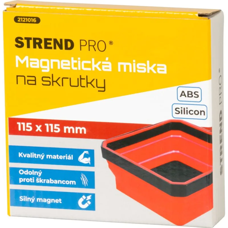 Miska Strend Pro magnetická, skladacia, silikónová, 115×115 mm