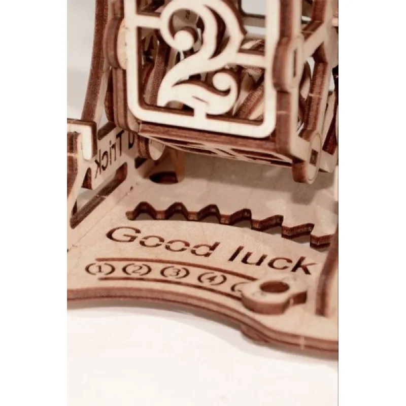 Wood Trick 3D mechanické puzzle - Koleso šťastia 53 ks