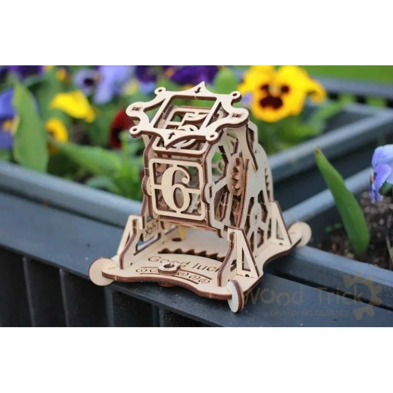 Wood Trick 3D mechanické puzzle - Koleso šťastia 53 ks